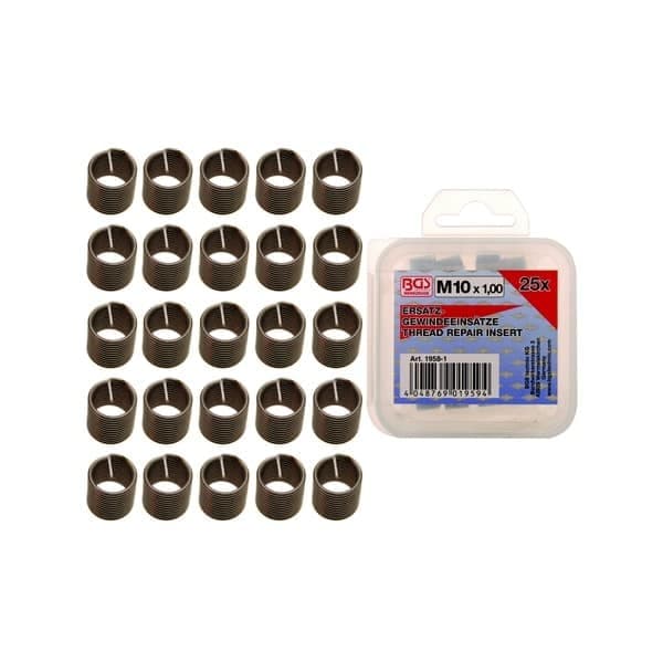 Set spiral  M10 x 1,0