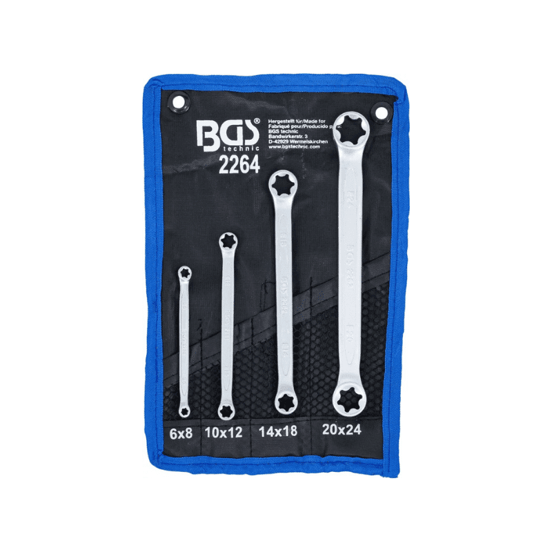 Ključi TORX E-profil 4-delni set