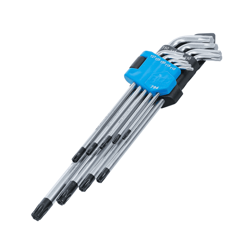 TORX ključi z varovalko 9-delni set