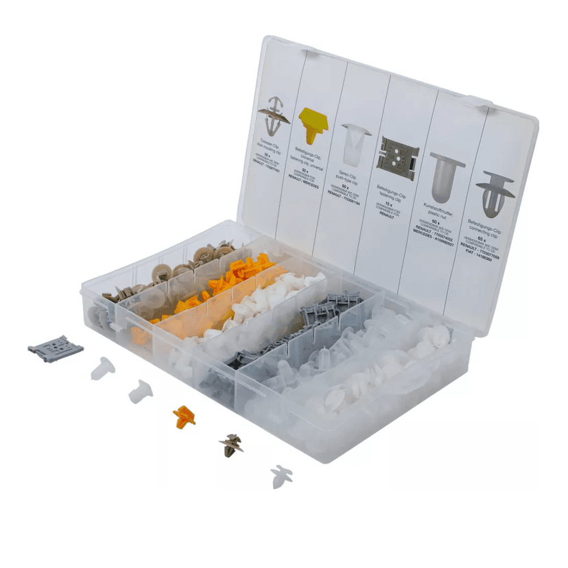 Set plastičnih sponk Renault | 300 kosov