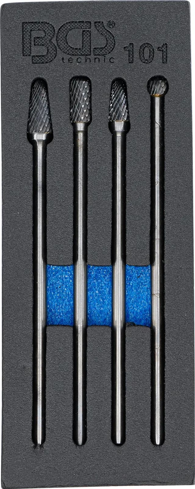 Set HSS frezal, ekstra dolgih, 4-delni