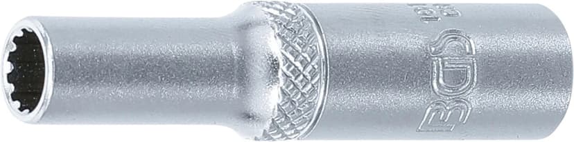 Nasadni ključ, Gear Lock, globok, pogon 6.3 mm (1/4"), 6 mm
