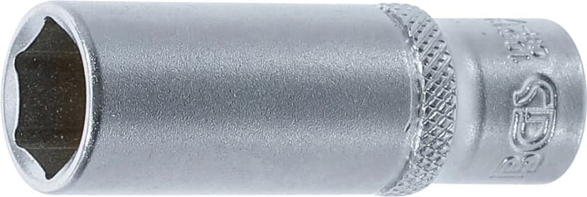 Nasadni ključ, šestrobi, globok, pogon 6.3 mm (1/4"), 12 mm