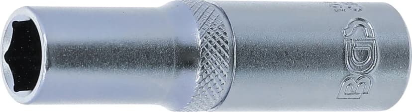 Nasadni ključ, šestrobi, globok, pogon 10 mm (3/8"), 10 mm