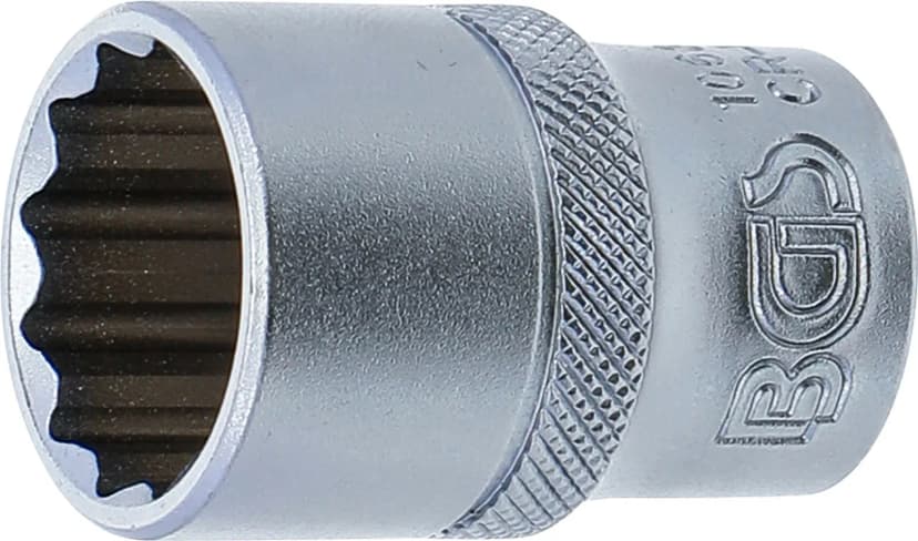 Nasadni ključ, 12-robni, pogon 12.5 mm (1/2"), 19 mm