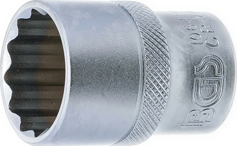 Nasadni ključ, 12-robni, pogon 12.5 mm (1/2"), 21 mm
