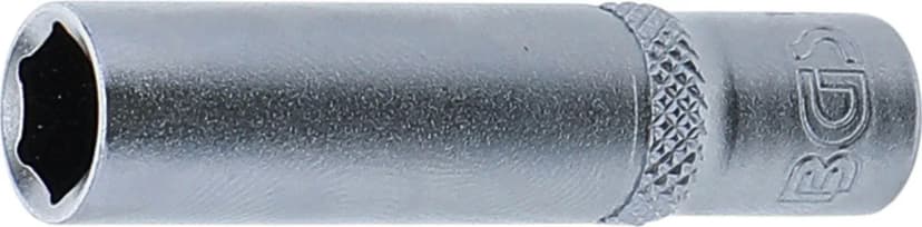 Nasadni ključ, šestrobi, globok, pogon 6.3 mm (1/4"), 5/16"