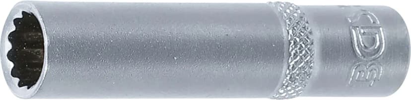 Nasadni ključ, 12-robni, globok, pogon 6.3 mm (1/4"), 8 mm