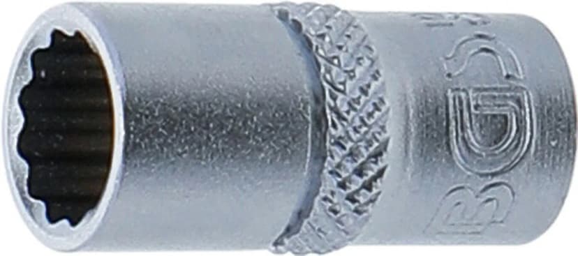 Nasadni ključ, 12-robni, pogon 6.3 mm (1/4"), 8 mm