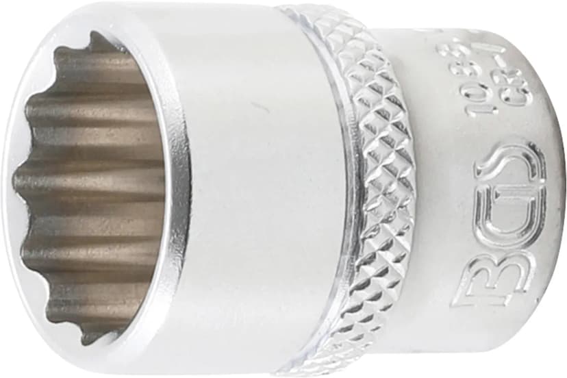 Nasadni ključ, 12-robni, pogon 6.3 mm (1/4"), 9/16"