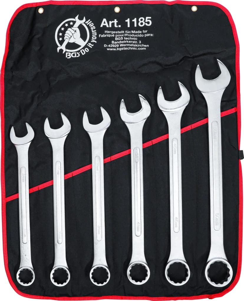 Set kombiniranih ključev, XXL, 34 - 50 mm, 6-delni