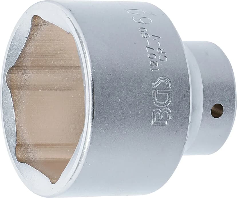 Nasadni ključ, šestrobi, pogon 20 mm (3/4"), 60 mm