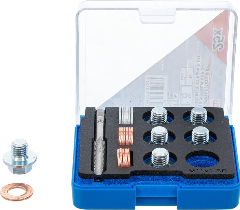 Komplet za popravilo navoja odtočnega čepa olja, M11 x 1.5 mm