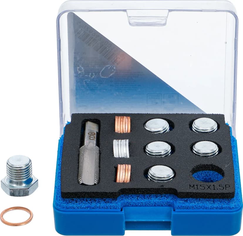 Komplet za popravilo navoja odtočnega čepa olja, M15 x 1.5 mm