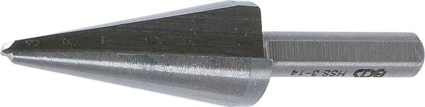 Visokozmogljiv stožčasti sveder, velikost 1, 3 - 14 mm