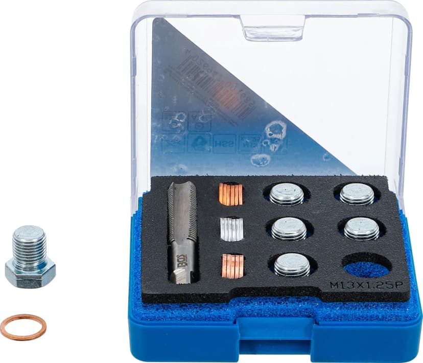 Komplet za popravilo navoja odtočnega čepa olja, M13 x 1.25 mm