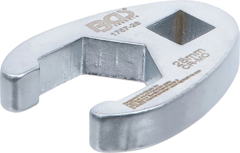 Odprti ključ za cevne priključke, pogon 12.5 mm (1/2"), 28 mm