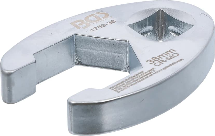 Odprti ključ za cevne priključke, pogon 20 mm (3/4"), 38 mm