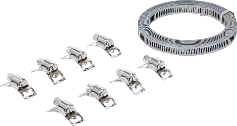 Set cevnih objemk, "neskončni trak", 3 m