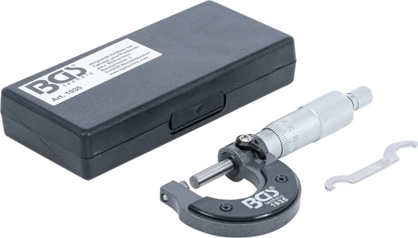 Mikrometer, delilna stopnja 0.01 mm, 0 - 25 mm