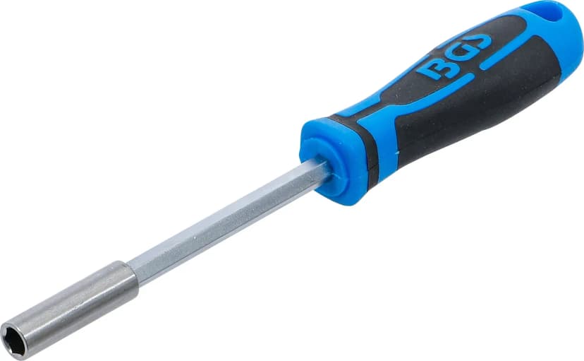 Vrtljivi ročaj za bite, notranji šestrob 6.3 mm (1/4"), 200 mm