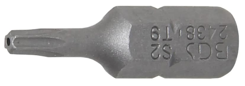 Bit, dolžina 25 mm, pogon 6.3 mm (1/4"), T-profil z zaščito proti odpiranju (za Torx) T9