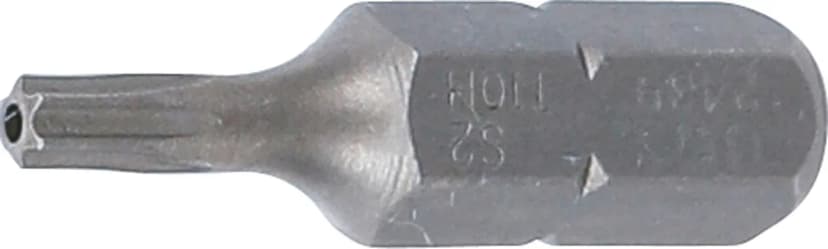 Bit, dolžina 25 mm, pogon 6.3 mm (1/4"), T-profil z zaščito proti odpiranju (za Torx) T10