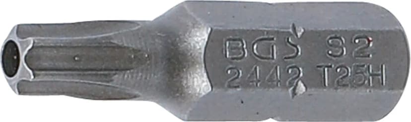 Bit, dolžina 25 mm, pogon 6.3 mm (1/4"), T-profil z zaščito proti odpiranju (za Torx) T25