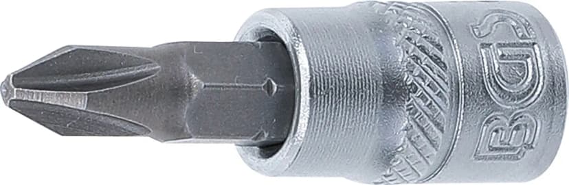 Nasadni ključ z bitom, pogon 6.3 mm (1/4"), križni PH2