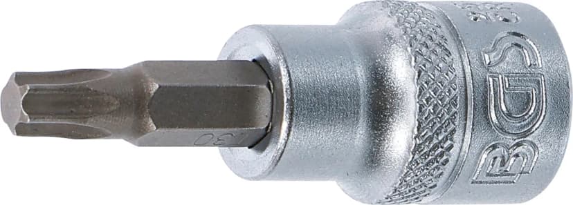 Nasadni ključ z bitom, pogon 10 mm (3/8"), T-profil (za Torx) T30