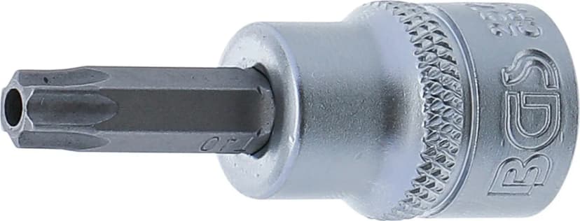 Nasadni ključ z bitom, pogon 10 mm (3/8"), T-profil z zaščito proti odpiranju (za Torx) T40