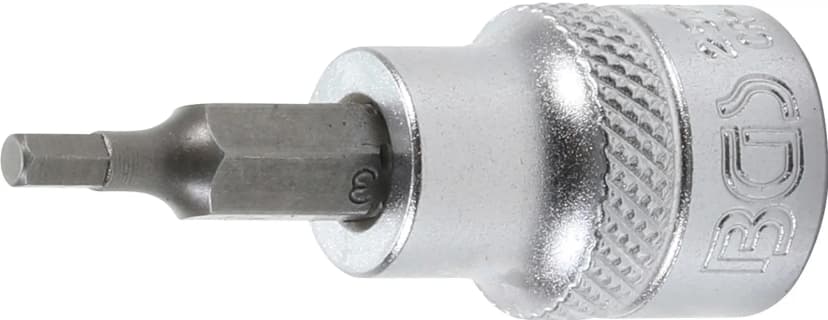 Nasadni ključ z bitom, pogon 10 mm (3/8"), notranji šestrob 3 mm