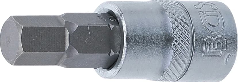 Nasadni ključ z bitom, pogon 10 mm (3/8"), notranji šestrob 9 mm