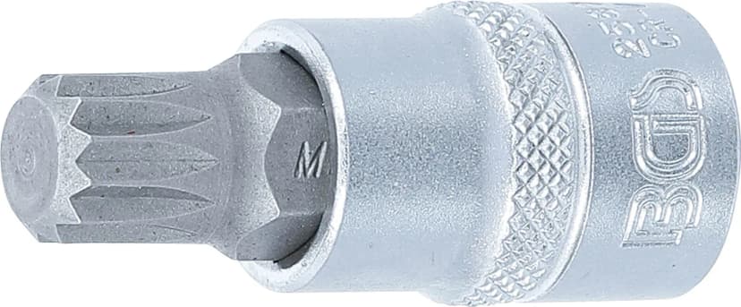 Udarni nasadni ključ z bitom, pogon 10 mm (3/8"), zobati profil (za XZN) M12