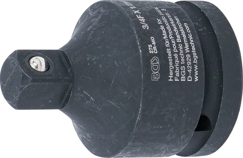 Adapter za udarne nasadne ključe, notranji štirirob 20 mm (3/4") - zunanji štirirob 12.5 mm (1/2")