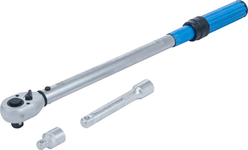 Set momentnih ključev, z adapterjem + podaljškom, 12.5 mm (1/2"), 40 - 220 Nm, 3-delni