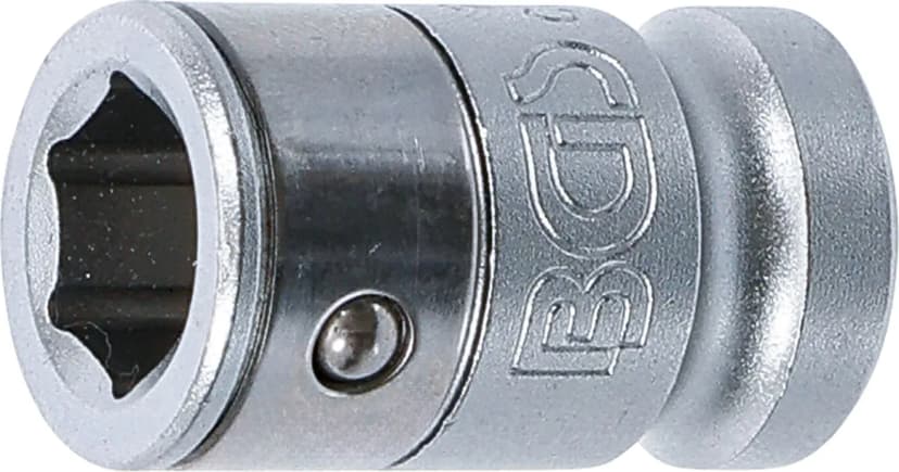 Adapter za bite s kroglico za zadrževanje, pogon 10 mm (3/8"), notranji šestrob 10 mm (3/8")