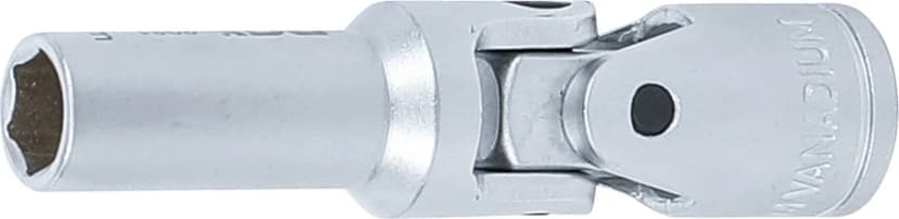 Zglobni nasadni ključ za grelne svečke, šestrobi, pogon 10 mm (3/8"), 9 mm