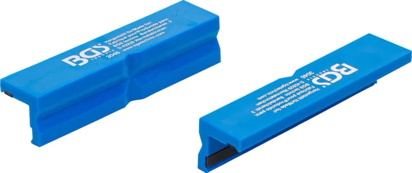 Zaščite čeljusti za primež, plastika, 125 mm, 2 kosov