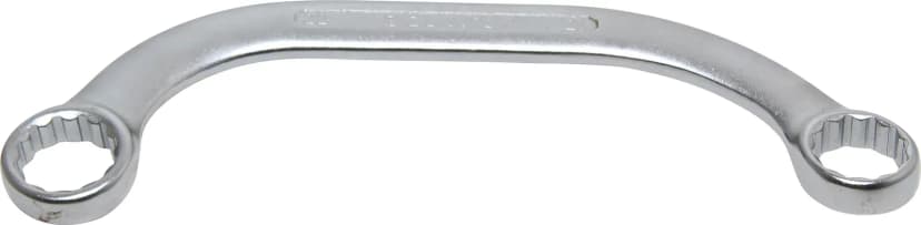 Dvojni obročni ključ C-oblike, 12-robni, 21 x 22 mm