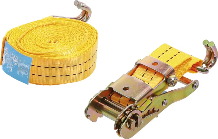 Pritrdilni trak z ragljo, 6 m x 38 mm