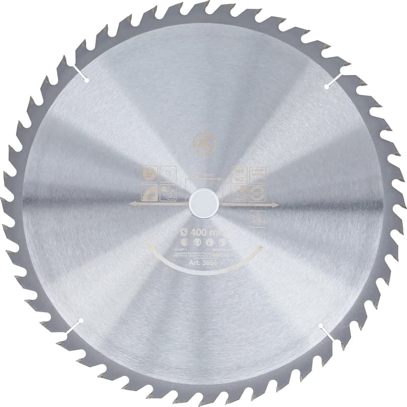 Krožni žagin list s karbidnimi zobmi, Ø 400 x 30 x 3.4 mm, 48 zob