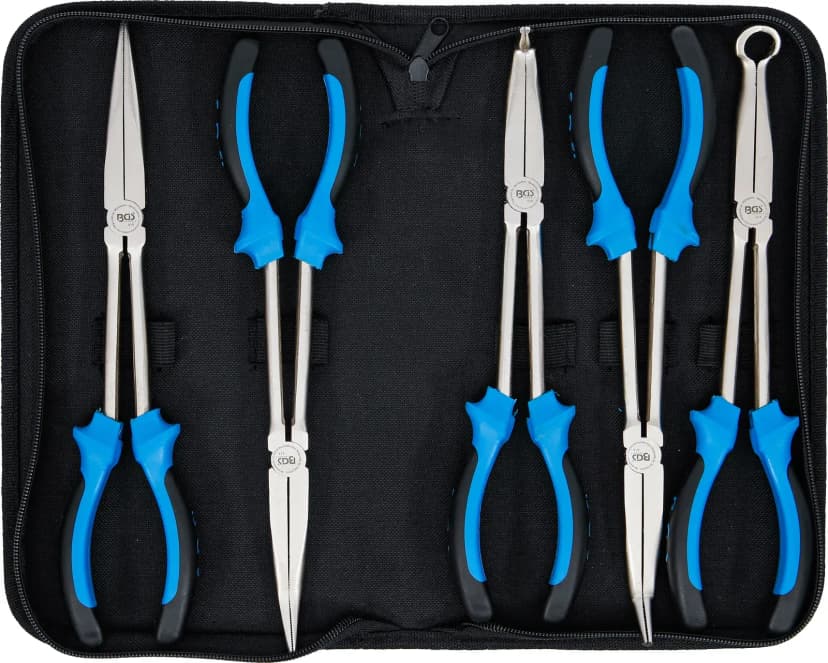 Set podolgovatih klešč, 290 mm, 5-delni