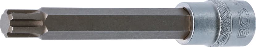 Nasadni ključ z bitom, dolžina 140 mm, pogon 12.5 mm (1/2"), zobati profil (za RIBE), M14