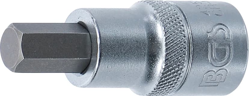 Nasadni ključ z bitom, 12.5 mm (1/2"), notranji šestrob 10 mm