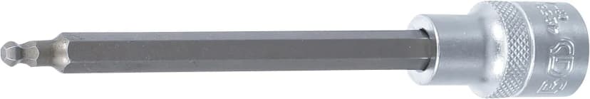 Nasadni ključ z bitom, dolžina 140 mm, pogon 12.5 mm (1/2"), notranji šestrob s kroglično glavo 5 mm