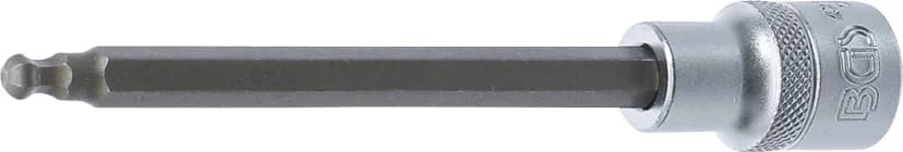 Nasadni ključ z bitom, dolžina 140 mm, pogon 12.5 mm (1/2"), notranji šestrob s kroglično glavo 6 mm