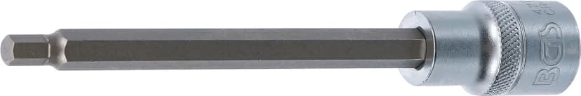 Nasadni ključ z bitom, dolžina 140 mm, pogon 12.5 mm (1/2"), notranji šestrob 6 mm