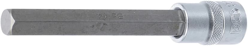 Nasadni ključ z bitom, dolžina 140 mm, pogon 12.5 mm (1/2"), notranji šestrob 14 mm
