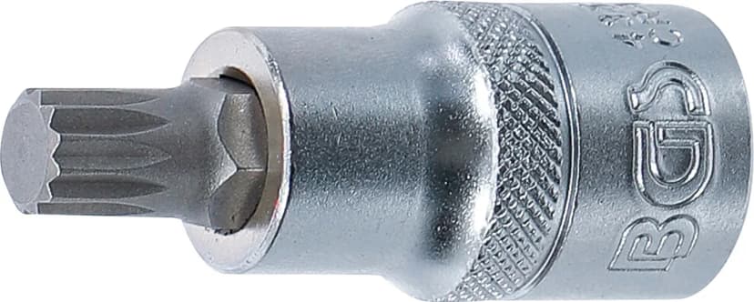 Nasadni ključ z bitom, pogon 12.5 mm (1/2"), zobati profil (za XZN) M10